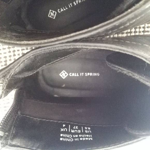 Call it Spring Black Leather Booties - Picture 2 of 5